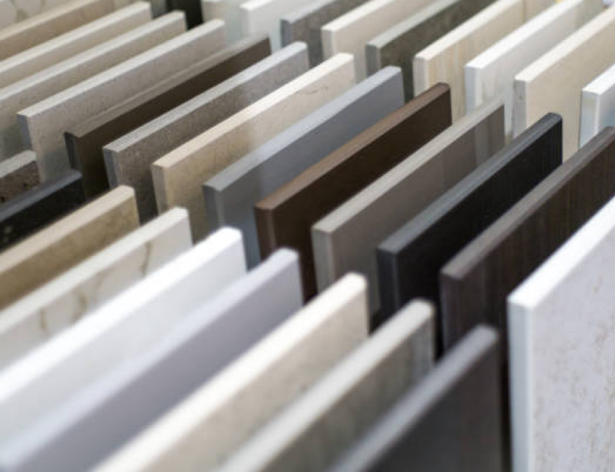 High-quality countertops available in various materials and designs